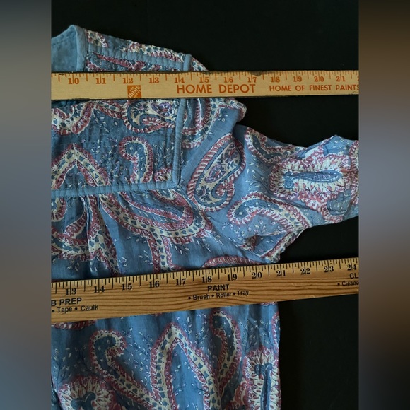 DIAB’LESS Ibiza Paisley women’s baby doll style boho dress, Size M - Picture 14 of 15